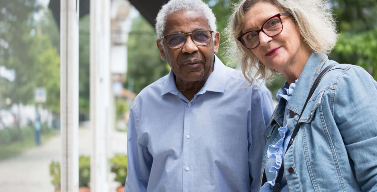 Multi-racial couple