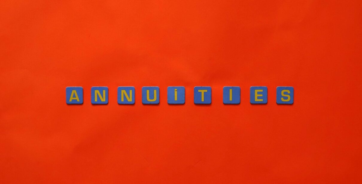 A sign with the word Annuities
