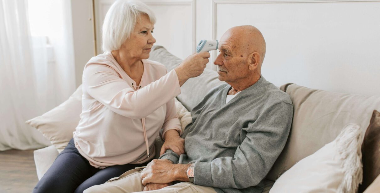 Aging couple